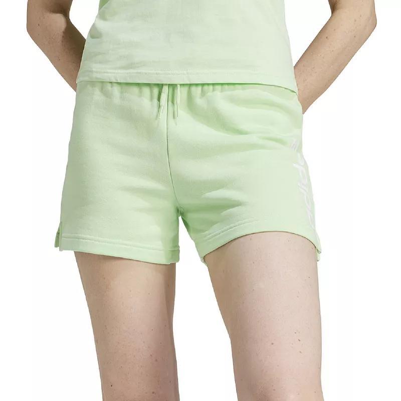 Womens adidas Essentials Linear French Terry Shorts Product Image