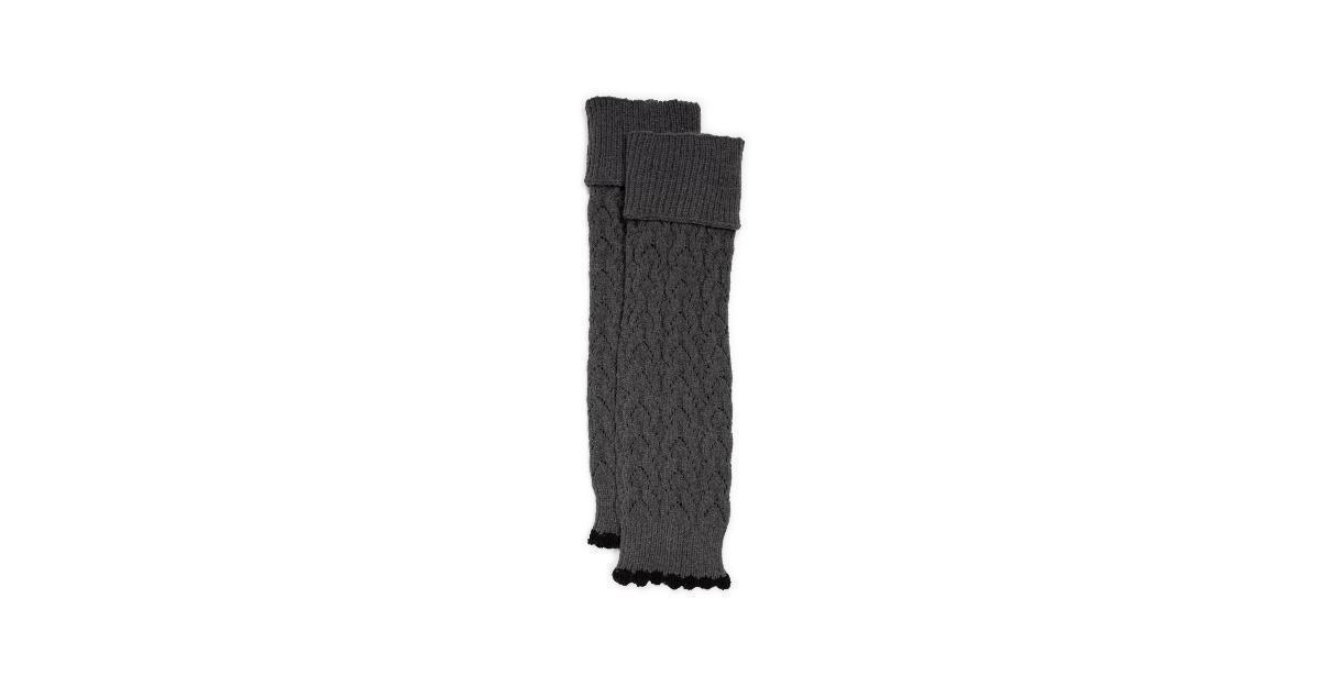 Womens MUK LUKS Tall Pointelle Leg Warmers Product Image