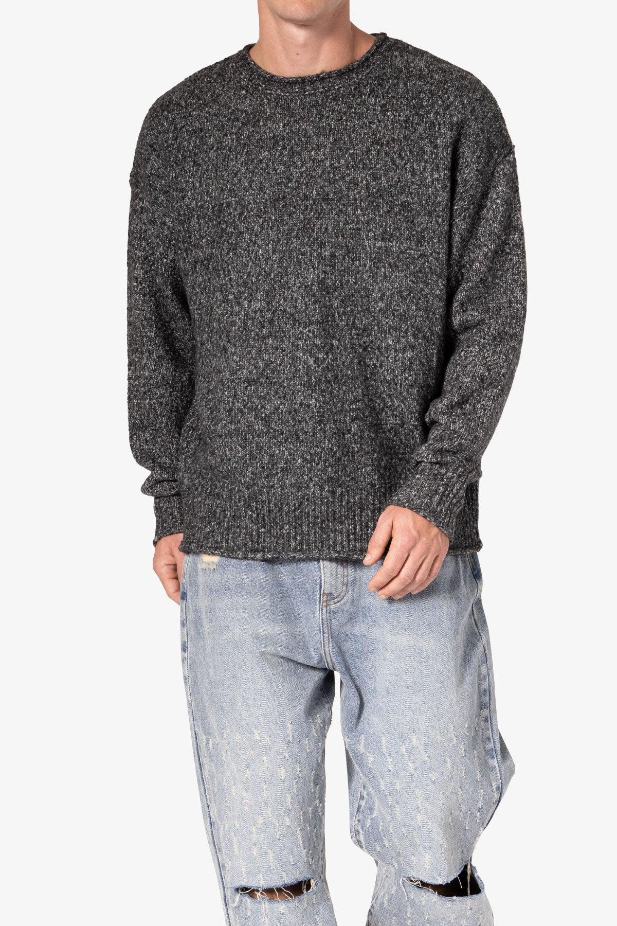 Grain Sweater - Black/Grey Product Image