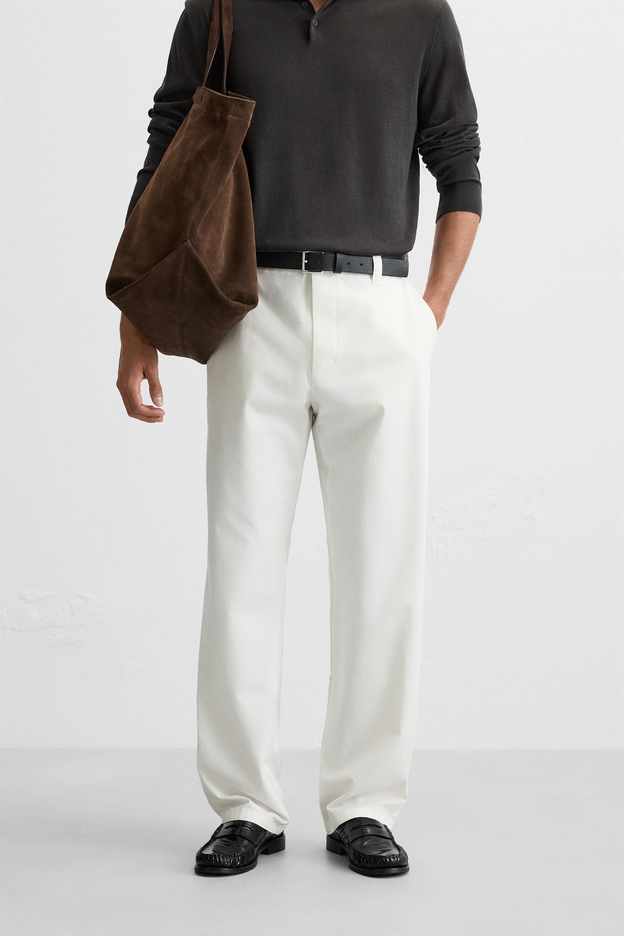 STRAIGHT FIT CHINO PANTS Product Image