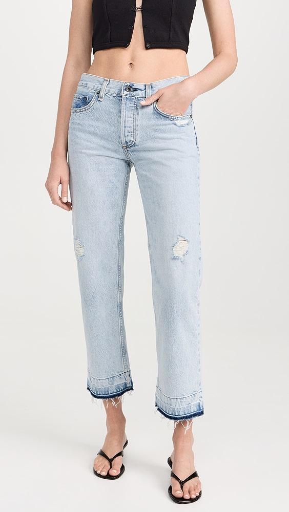 ASKK NY Low Rise Straight Jeans | Shopbop Product Image