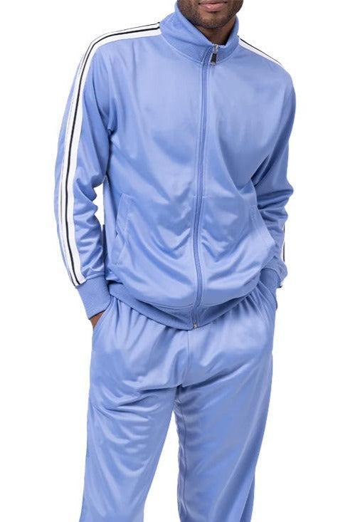 Men's Track Suit 2 Piece in Carolina Blue Male Product Image