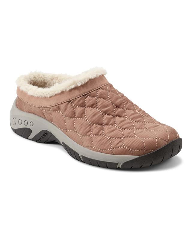 Easy Spirit Wimmy Faux-Fur Trim Womens Slip-On Mules Product Image