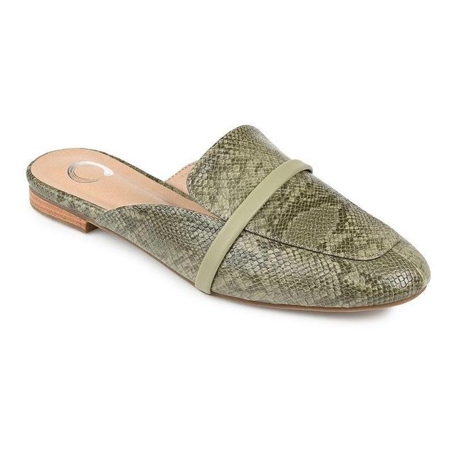 Journee Collection Reneye Womens Mules Green Product Image