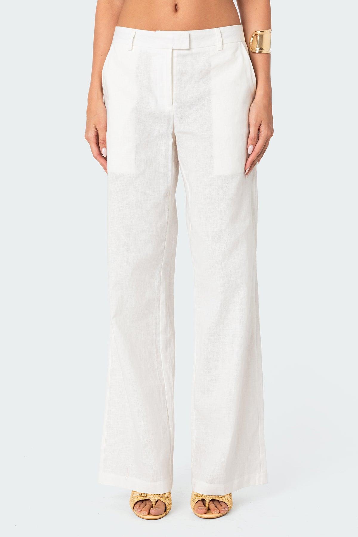 Arya Linen Look Pants Product Image