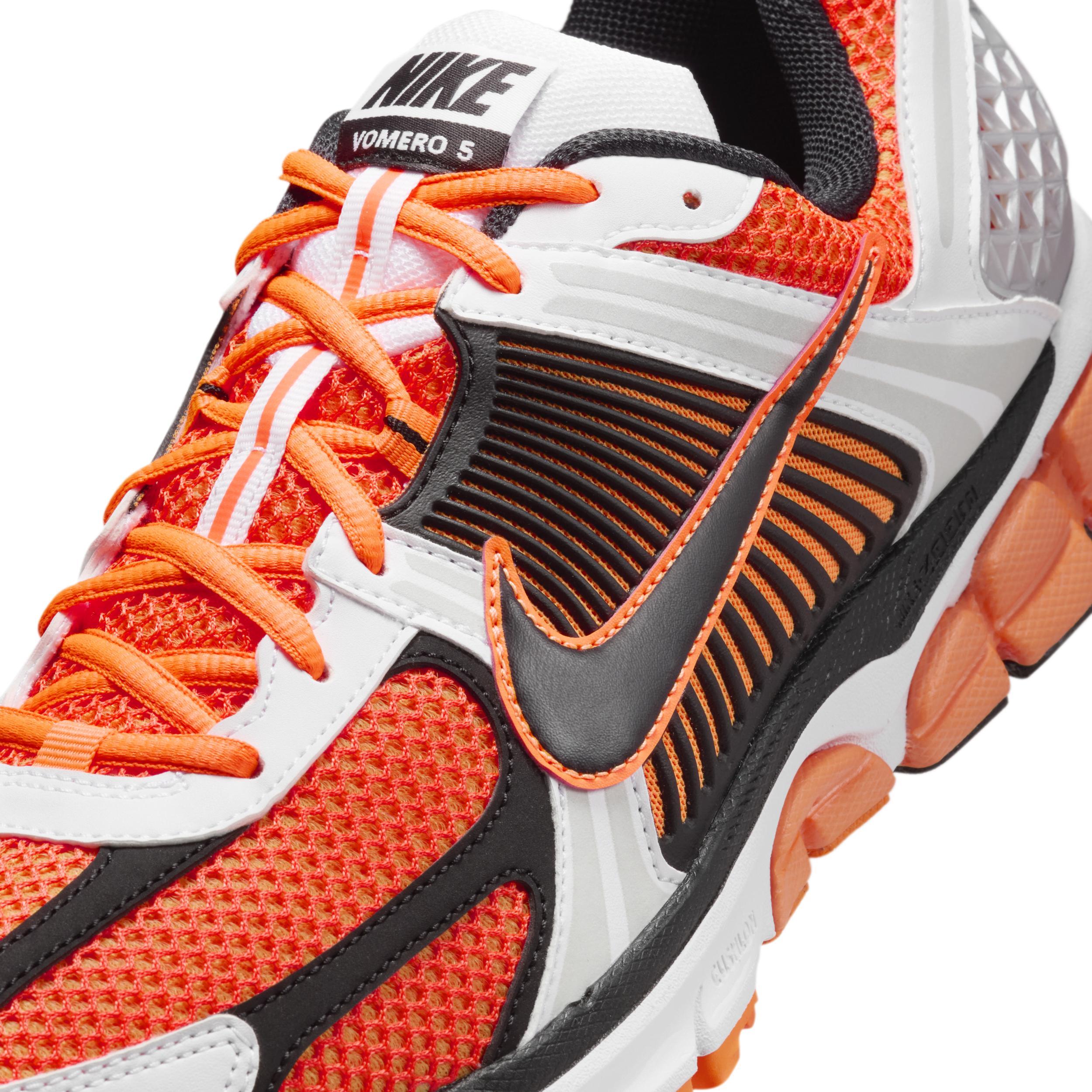 Nike Mens Nike Vomero 5 - Mens Shoes White/Black/Orange Product Image