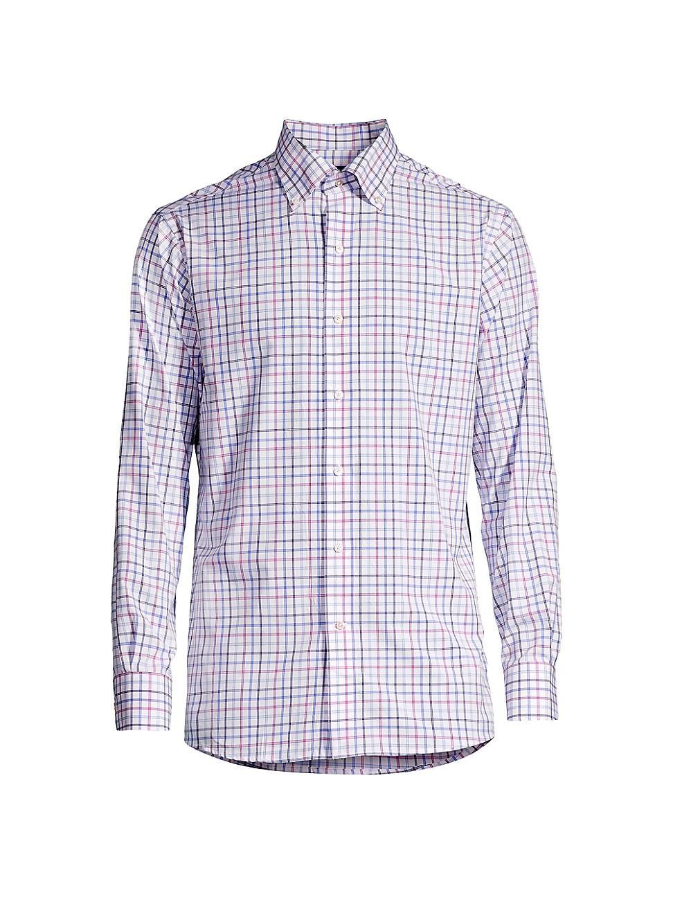 Mens Crown Crafted Kimball Performance Poplin Sport Shirt Product Image