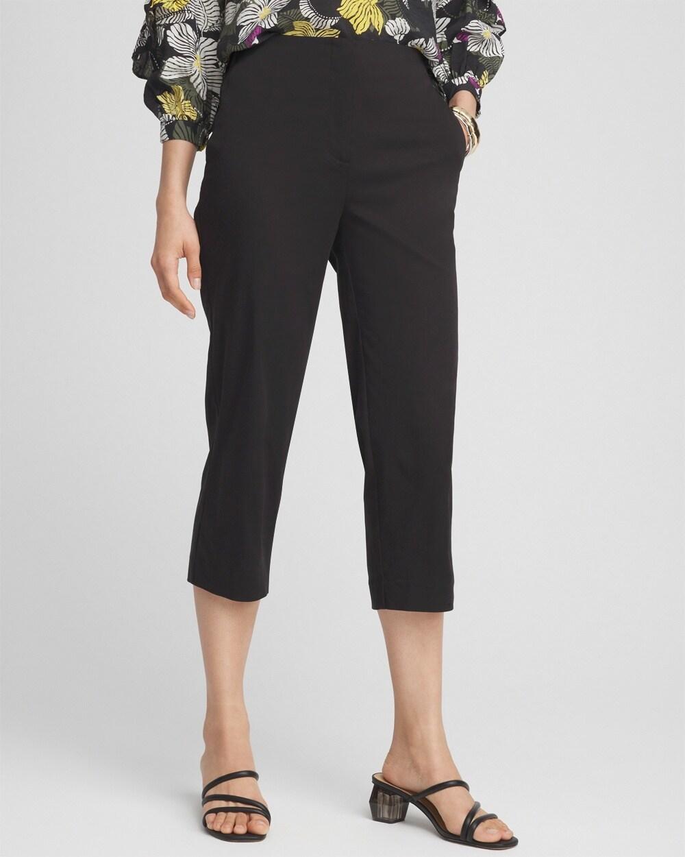 Women's Cotton Sateen Capri Pants Product Image