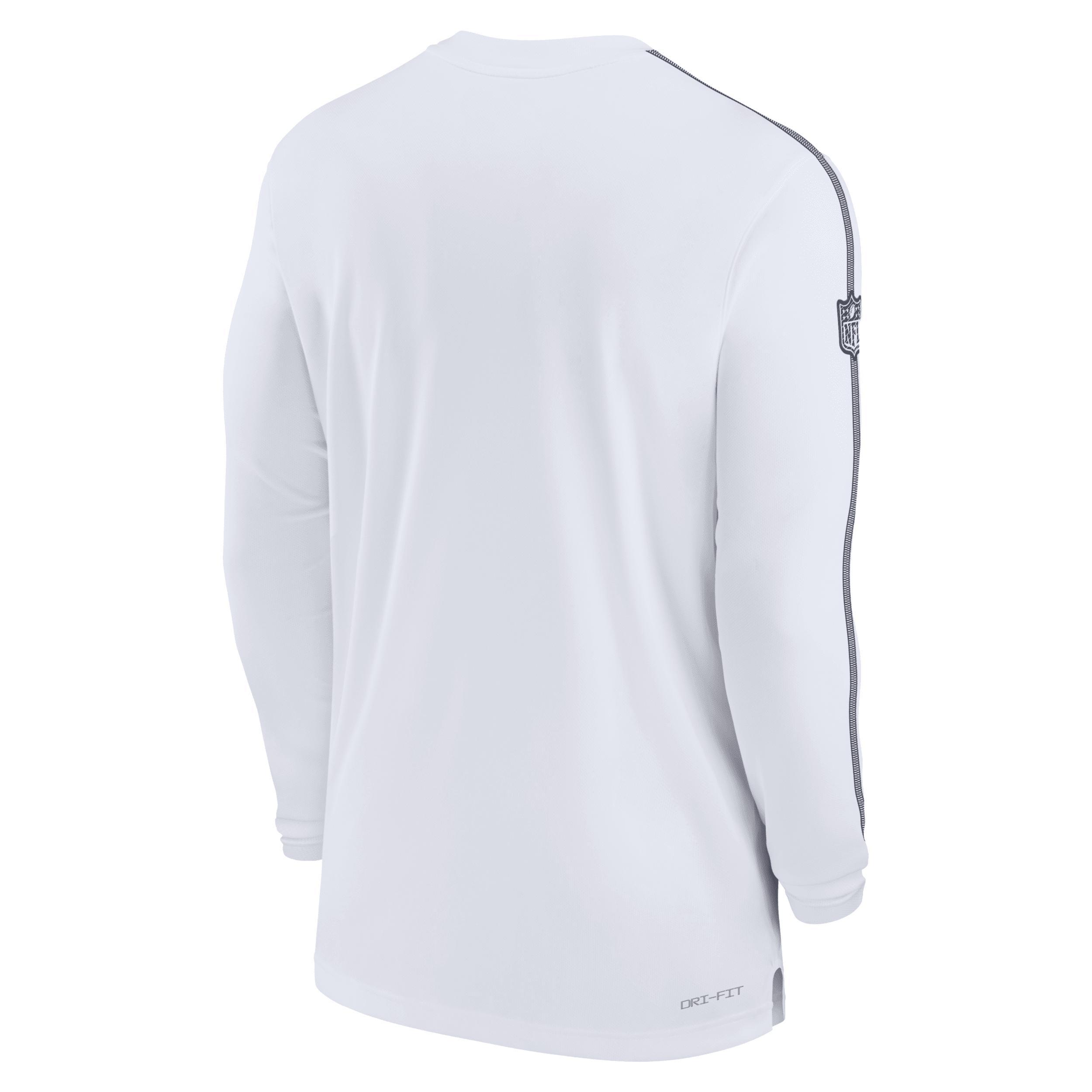 Dallas Cowboys Sideline Coach Nike Men's Dri-FIT NFL Long-Sleeve Top Product Image