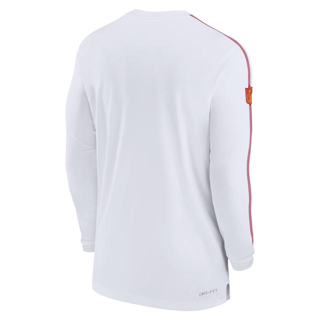 Kansas City Chiefs Sideline Coach Nike Men's Dri-FIT NFL Long-Sleeve Top Product Image