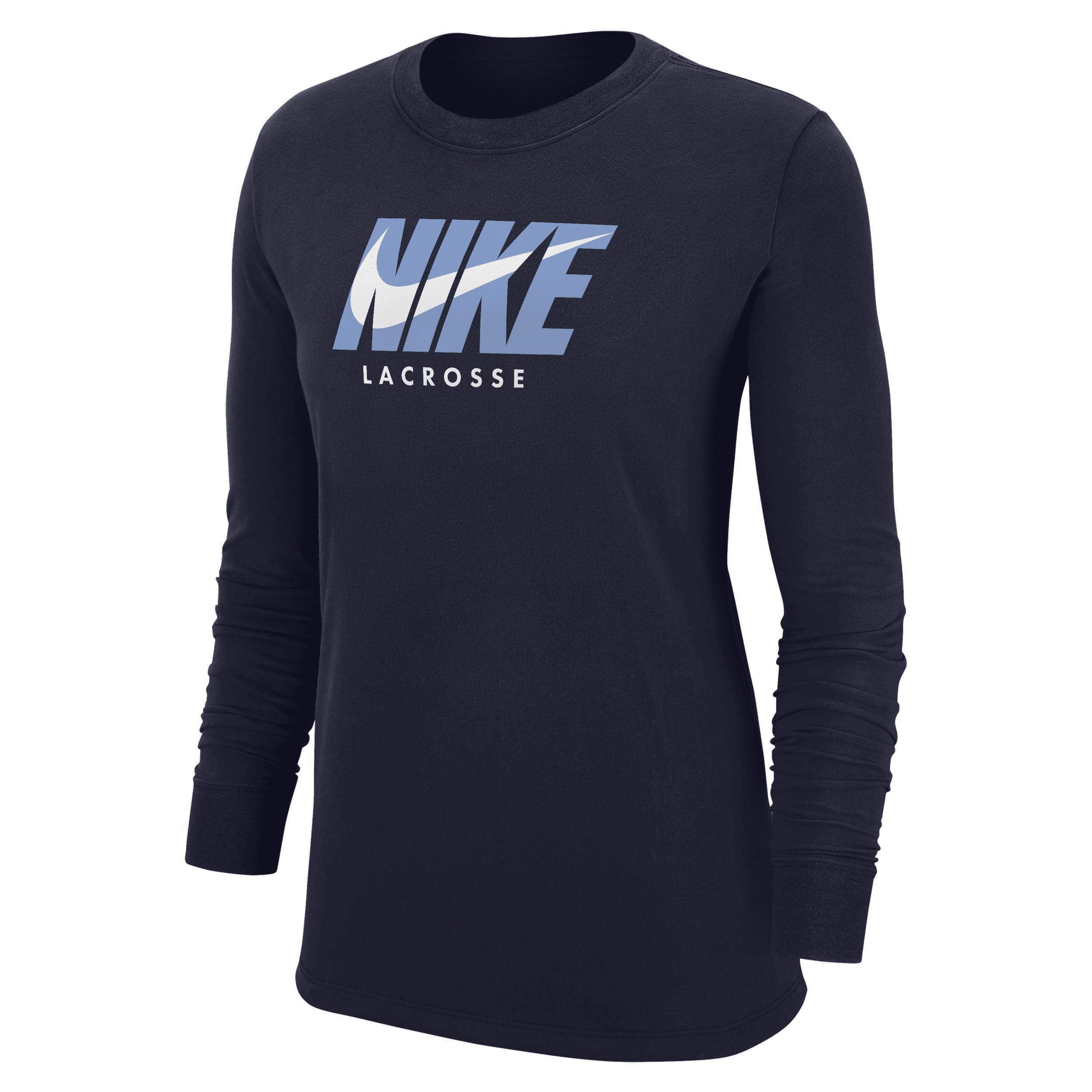 Nike Womens Lacrosse Long-Sleeve T-Shirt Product Image