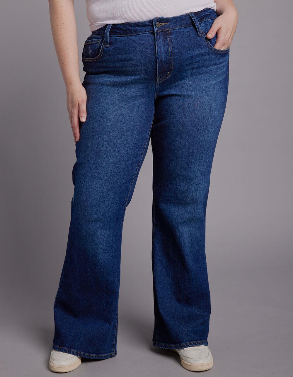 RSQ Womens Low Rise Flare Jeans Product Image