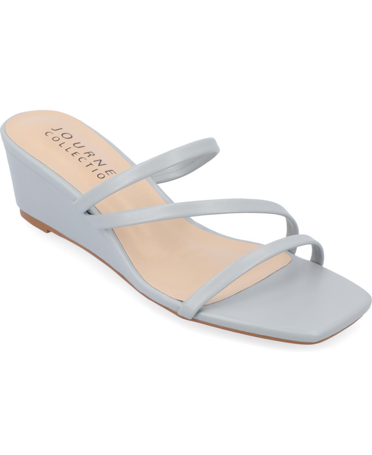 Journee Collection Womens Takarah Wedge Slip On Sandal Product Image