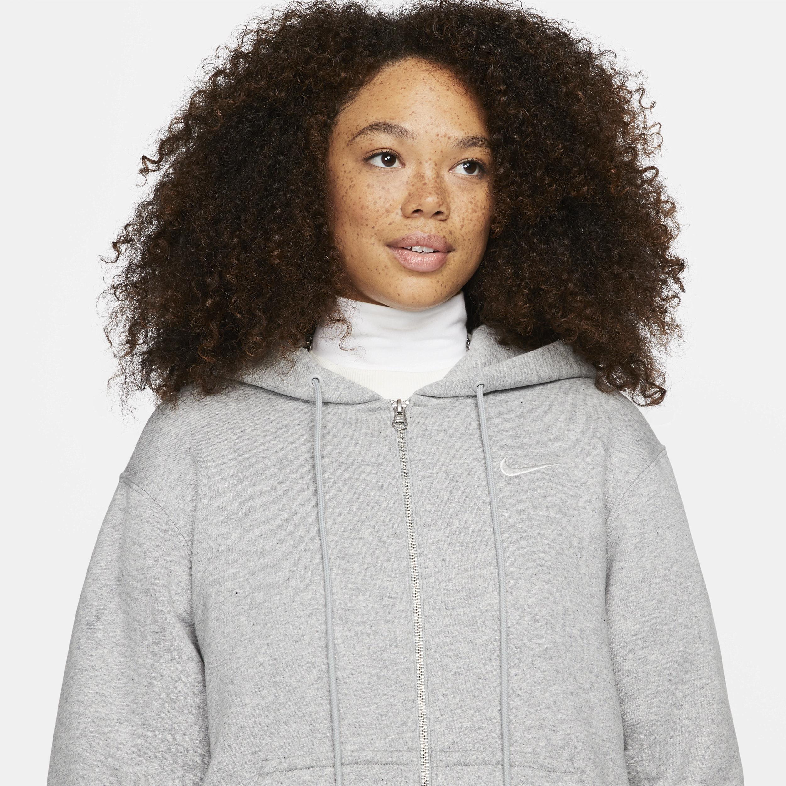 Women's Nike Sportswear Phoenix Fleece Oversized Long Full-Zip Hoodie Product Image