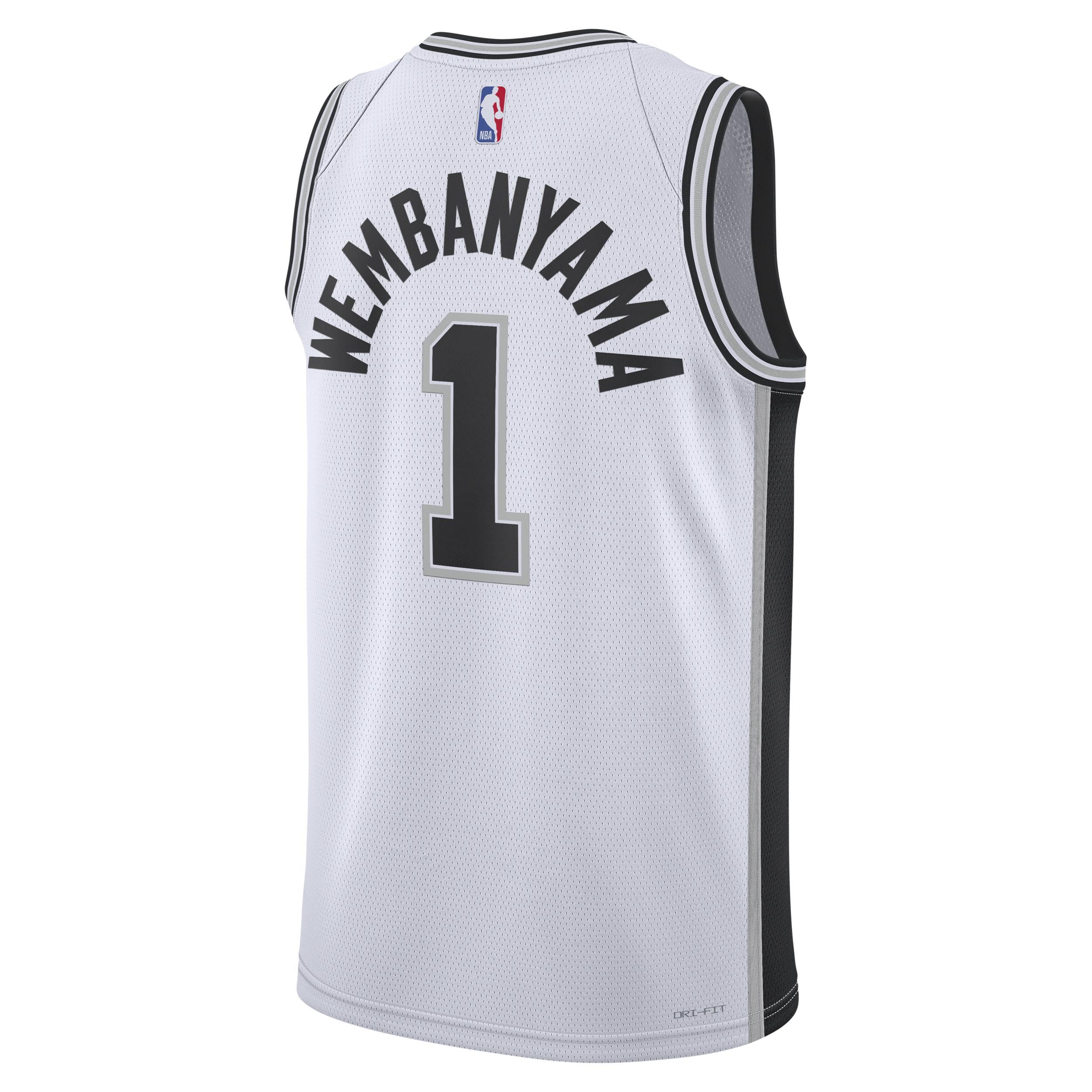 Mens and Womens Nike Victor Wembanyama White San Antonio Spurs Swingman Jersey - White Product Image