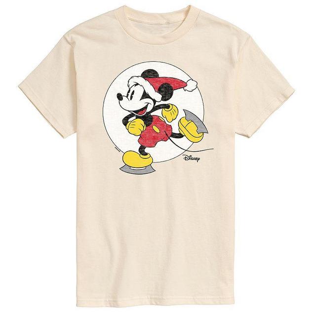 Disney Mens Mickey Mouse Skating Tee White Product Image