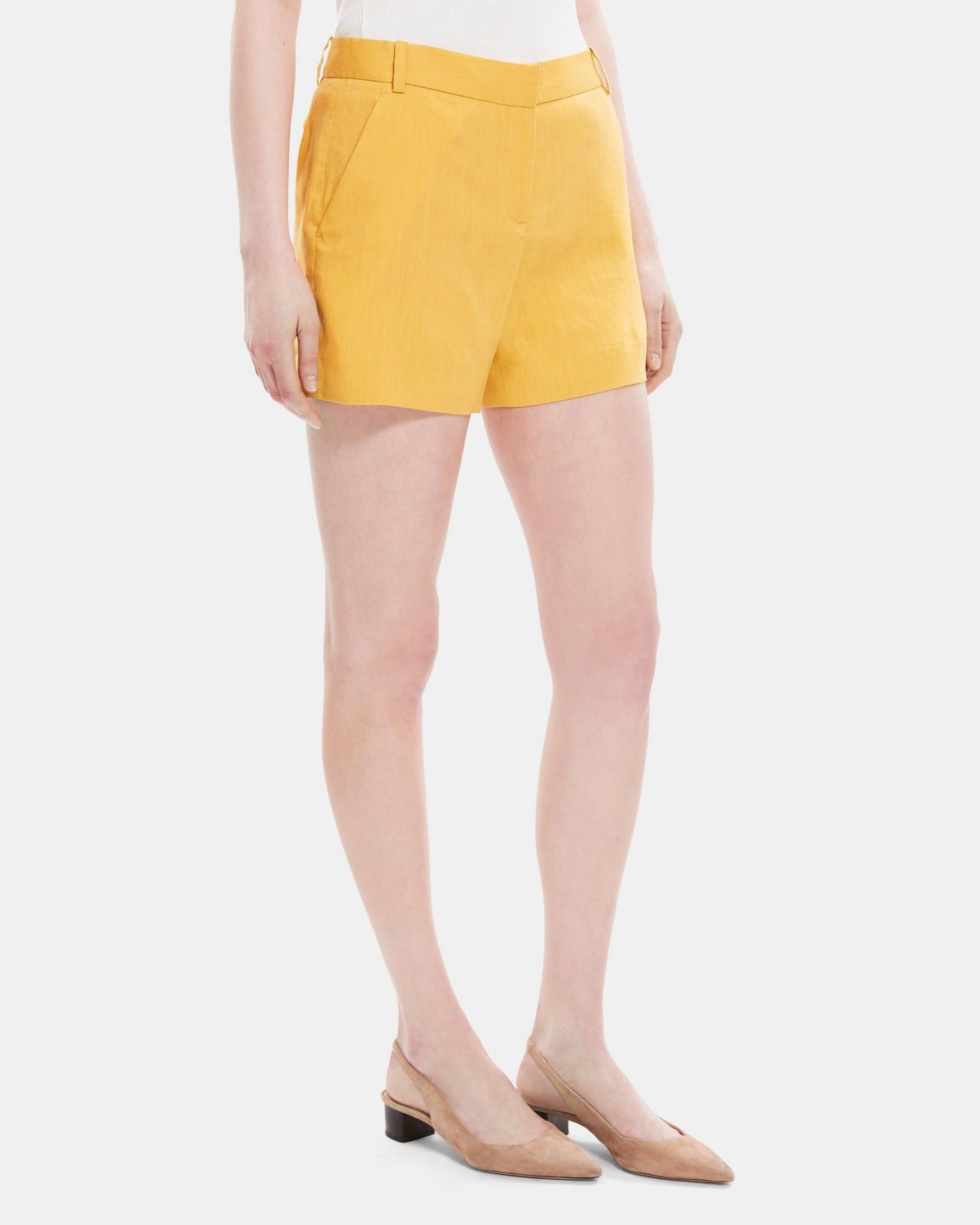 Tailored Short in Linen-Blend Product Image