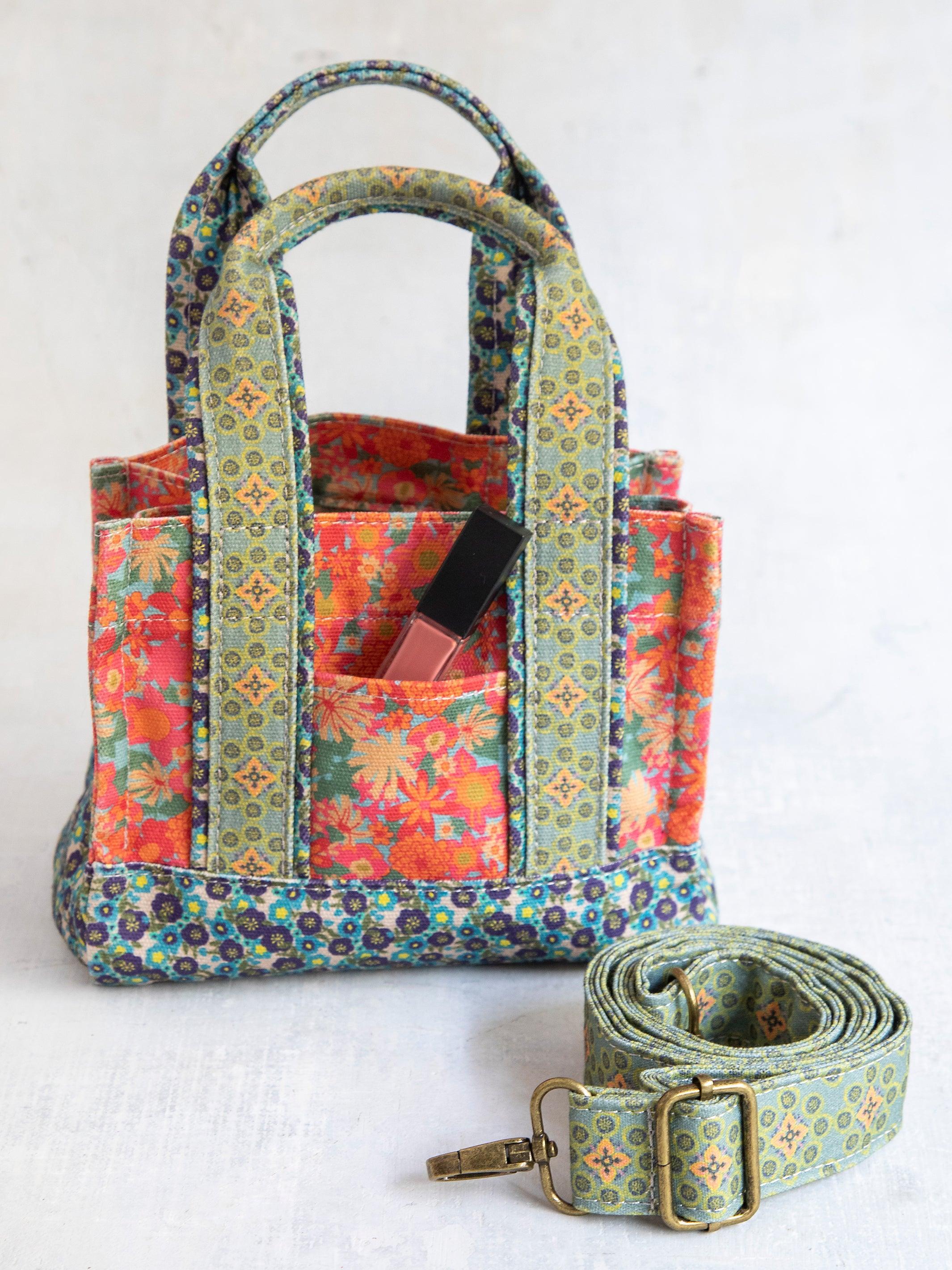 Mini Crossbody Tote - Coral Sage Product Image