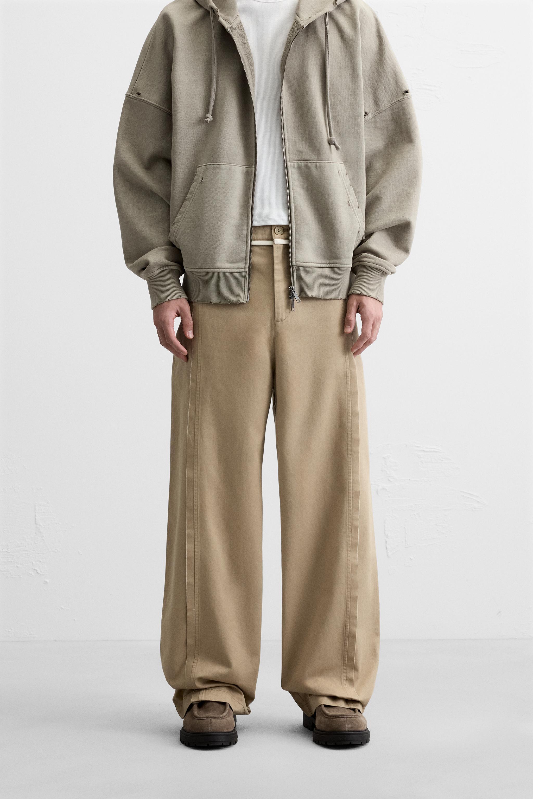 RELAXED FIT SEAM PANTS Product Image