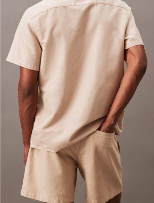 Linen Blend Pull-On Shorts Product Image