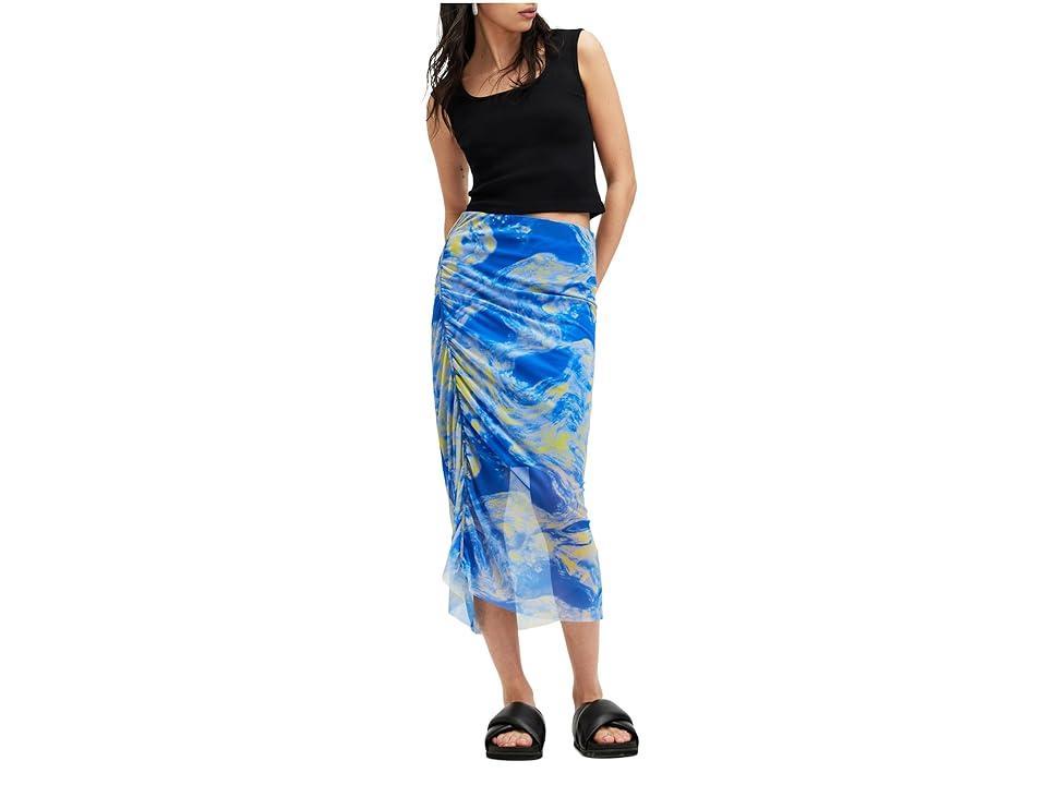 AllSaints Nora Inspiral Skirt (Electric ) Women's Skirt product image