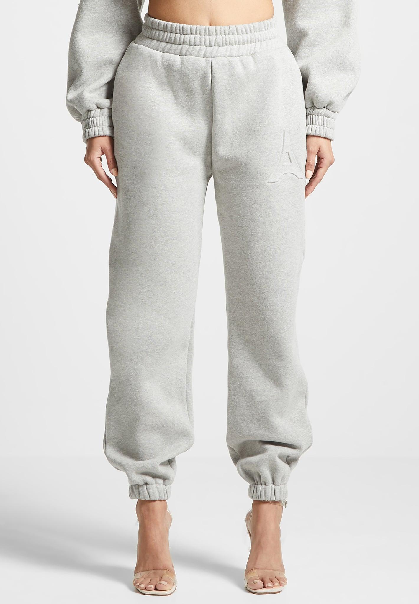 Éternelle Eiffel Embossed Joggers - Grey Female product image