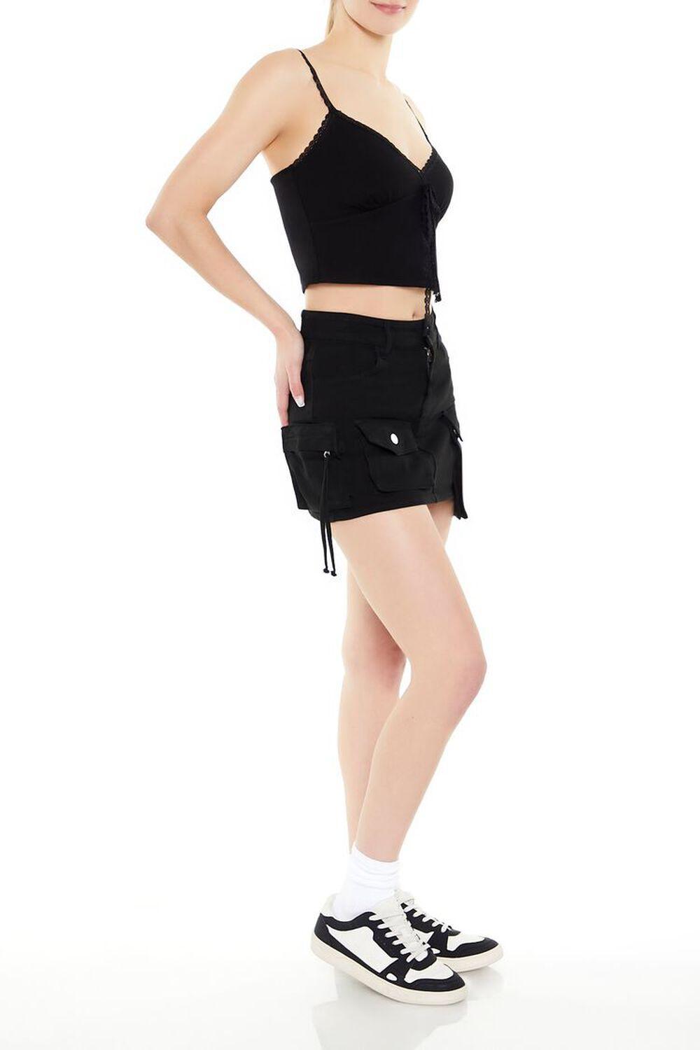 Twill Cargo Mini Skirt | Forever 21 Product Image