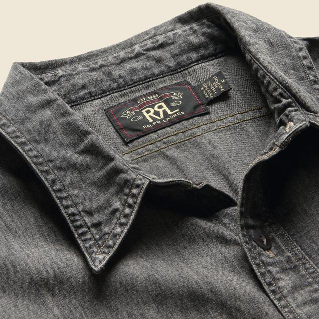 Denim Workshirt - Black Product Image