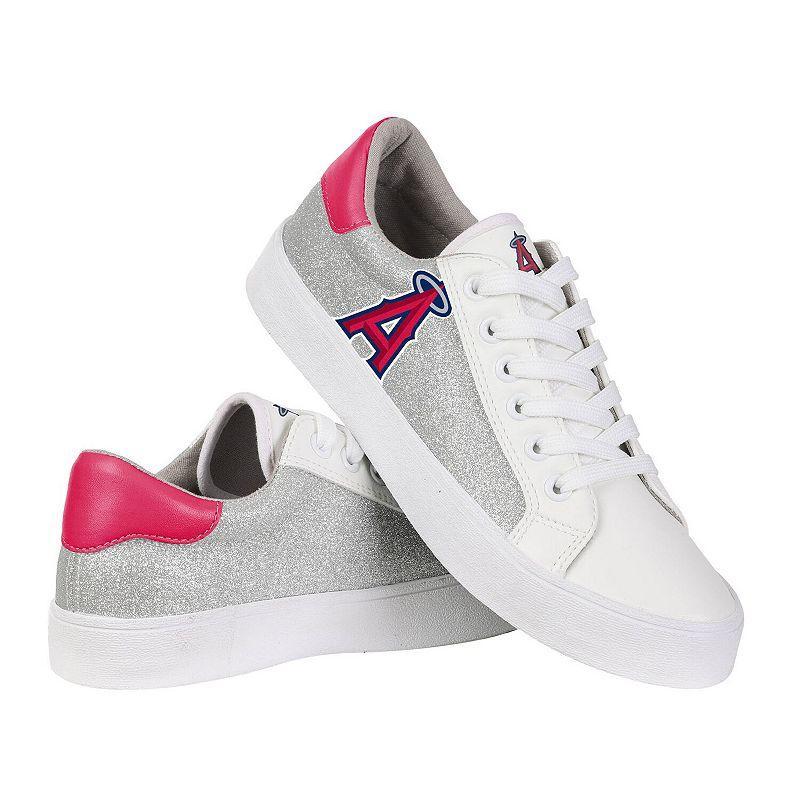 Womens FOCO Los Angeles Angels Glitter Sneakers Product Image