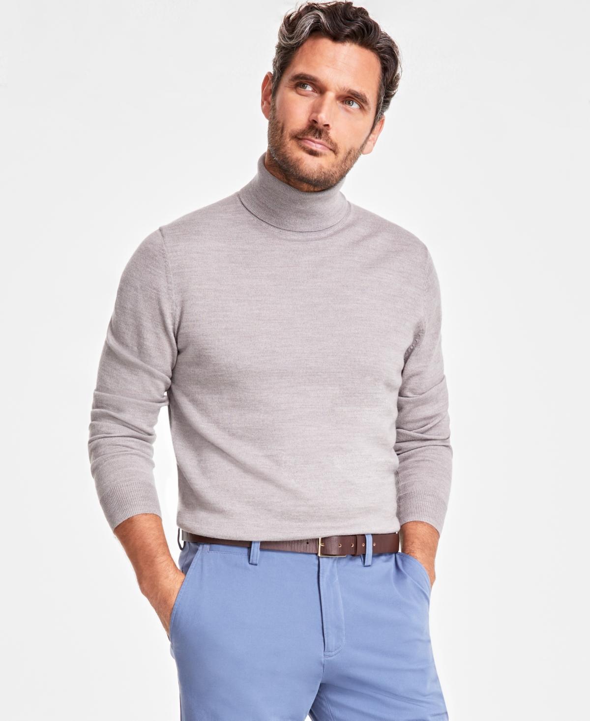 Club Room Mens Merino Wool Blend Turtleneck Sweater, Created for Macys Product Image