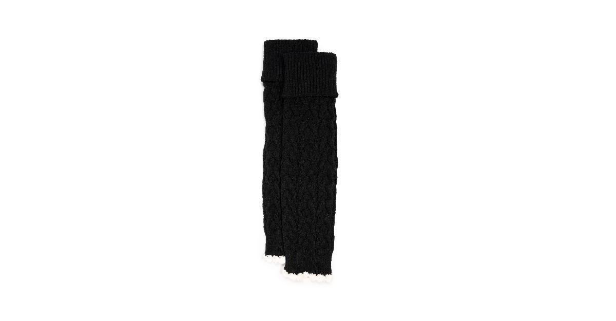 Womens MUK LUKS Tall Pointelle Leg Warmers Product Image