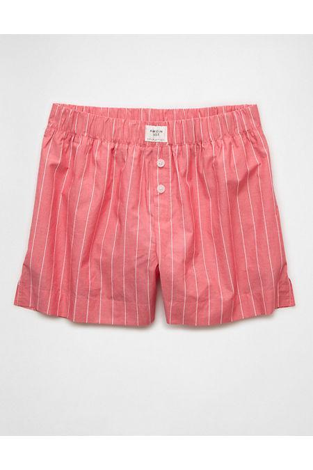 AE Striped Boxer Sleep Shorts Women's Product Image