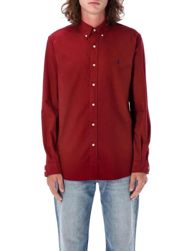 POLO RALPH LAUREN Oxford Shirt In Red Carpet Product Image