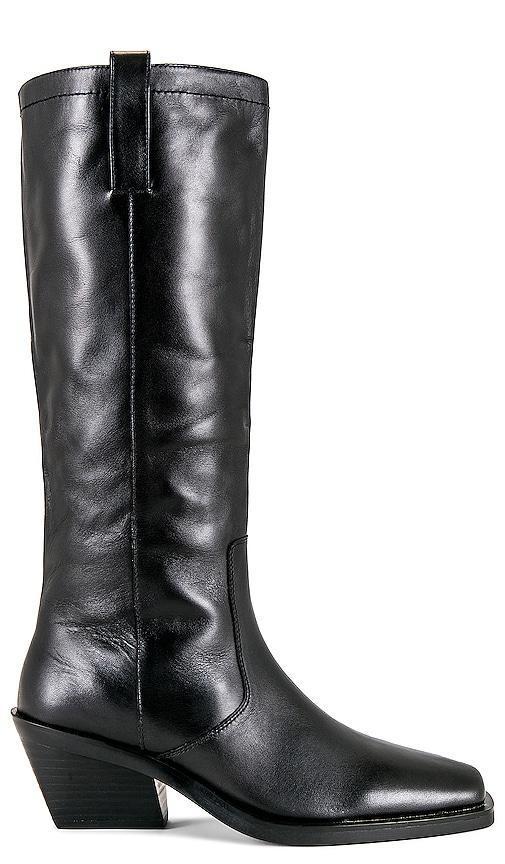 Tony Bianco Kastro Boot in Black Como - Black. Size 9 (also in 10, 5, 5.5, 6, 6.5, 7, 7.5, 8.5, 9.5). Product Image