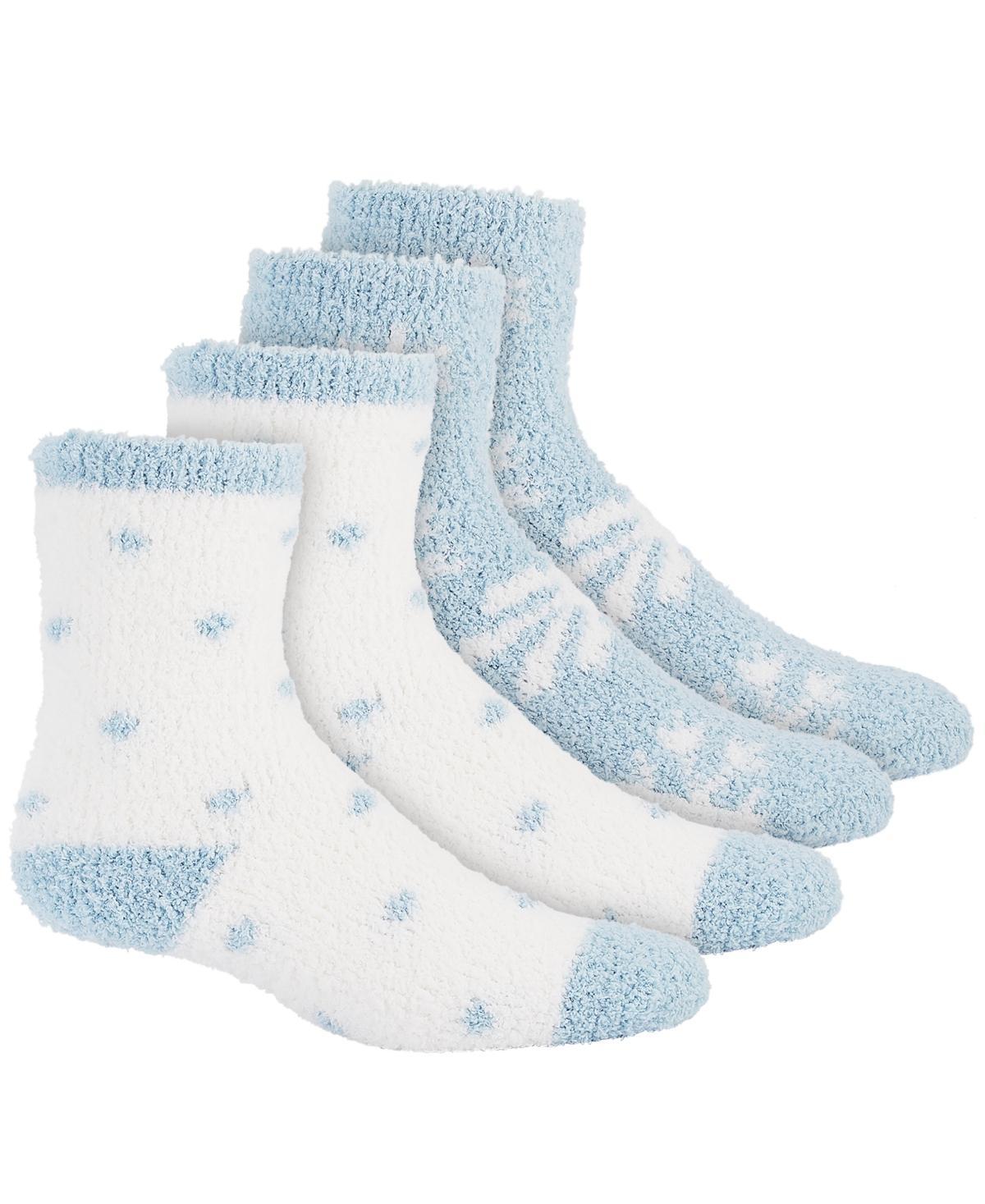 Charter Club Womens 2-Pk. Holiday Fuzzy Butter Socks, Created for Macys Product Image