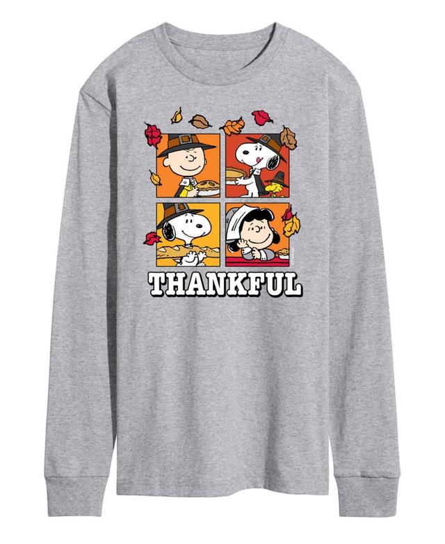 Airwaves Mens Peanuts Thankful Long Sleeve T-shirt Product Image