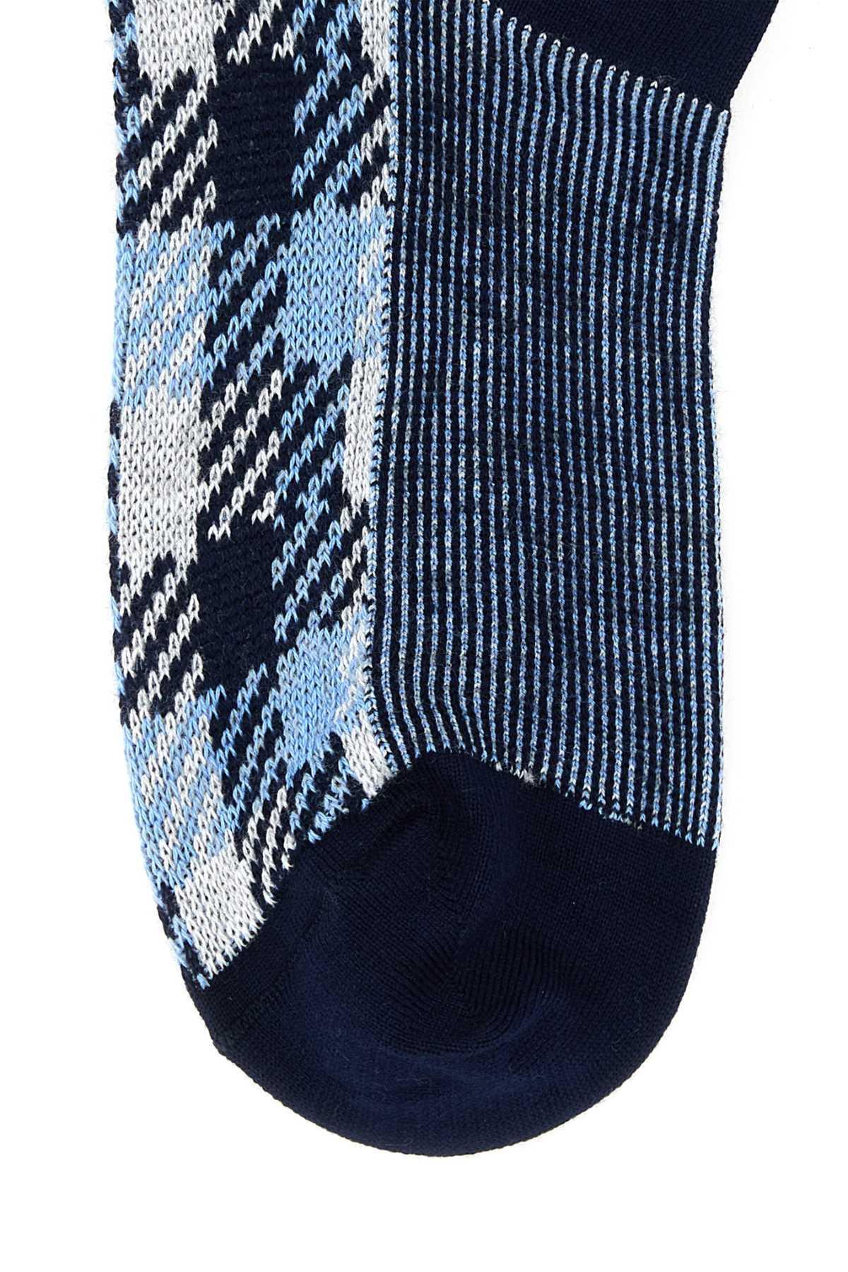 Cotton Socks In Blue Product Image