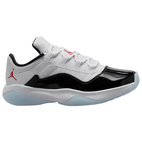 Jordan Womens Jordan AJ 11 CMFT Low - Womens Shoes White/University Red/Black Product Image