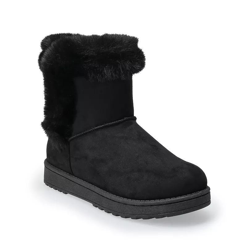 SO Paulina Womens Faux-Fur Winter Boots product image