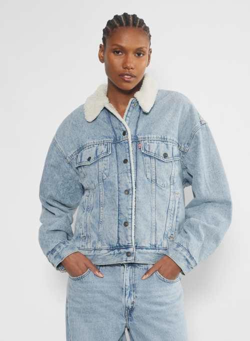 90s sherpa trucker jacket Product Image