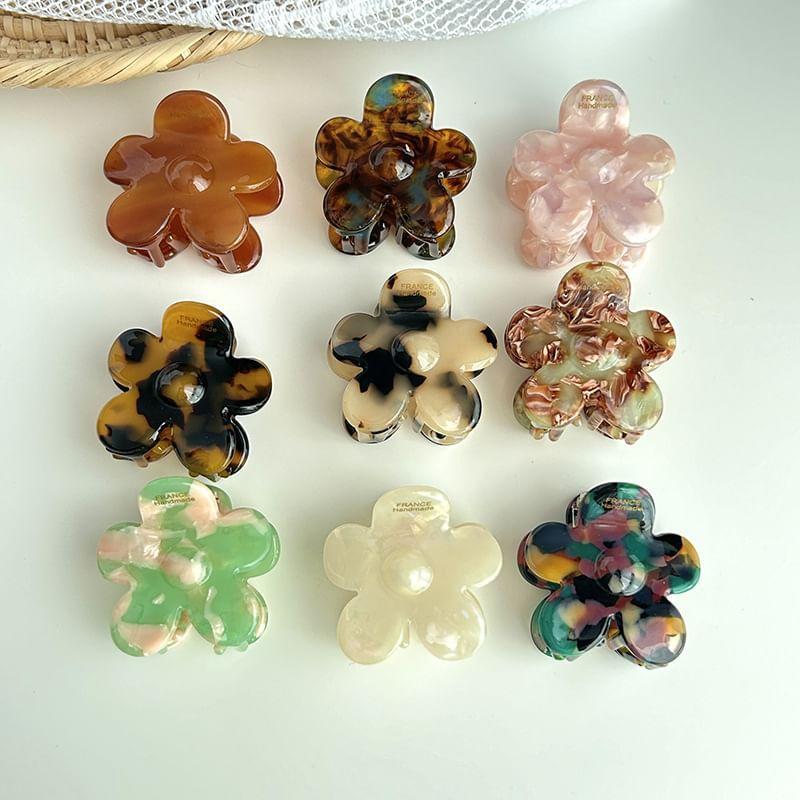 Floral Acetate Hair Claw Clip Product Image