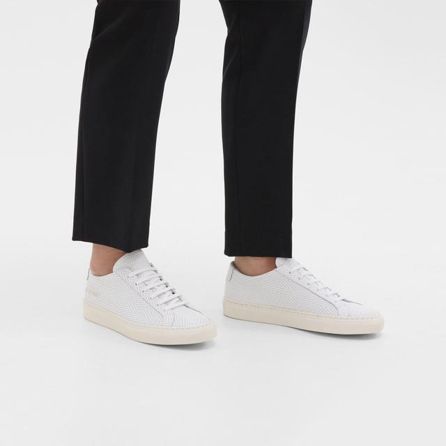 Common Projects Women’s Original Achilles Basket Weave Sneakers | Theory Product Image