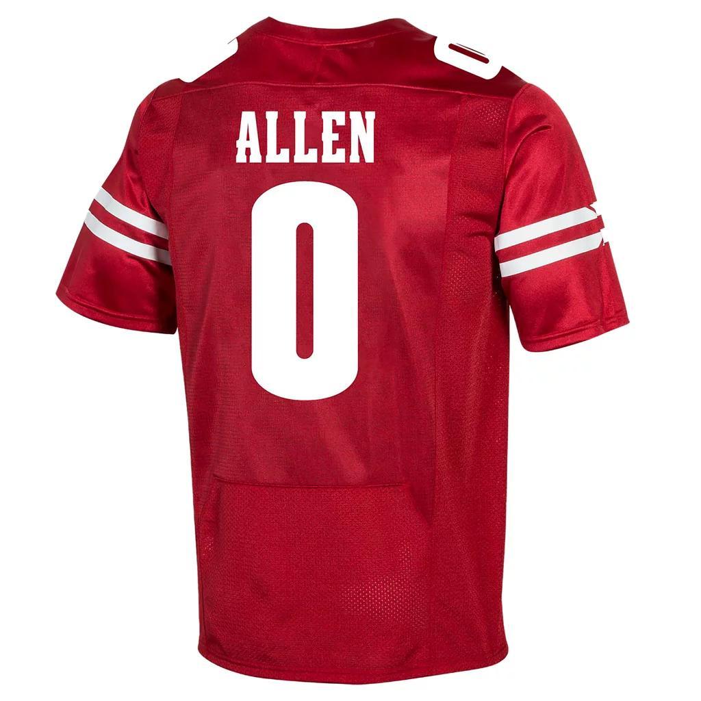 Men's UA ArmourFuse Wisconsin Football NIL Replica Jersey Product Image