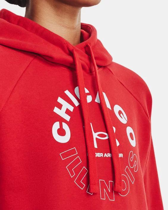 Women's UA Rival Fleece Chicago Hoodie Product Image