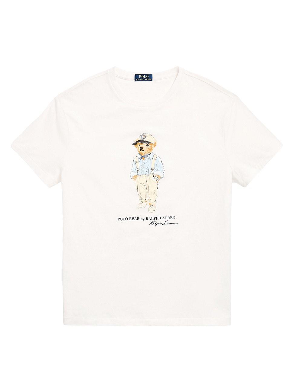 Mens Polo Bear Jersey Crewneck T-Shirt Product Image