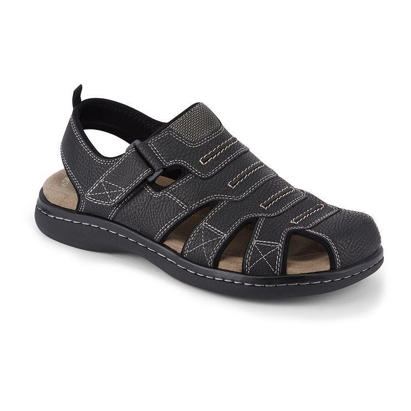 Dockers Searose Outdoor Mens Fisherman Sandals Black Product Image