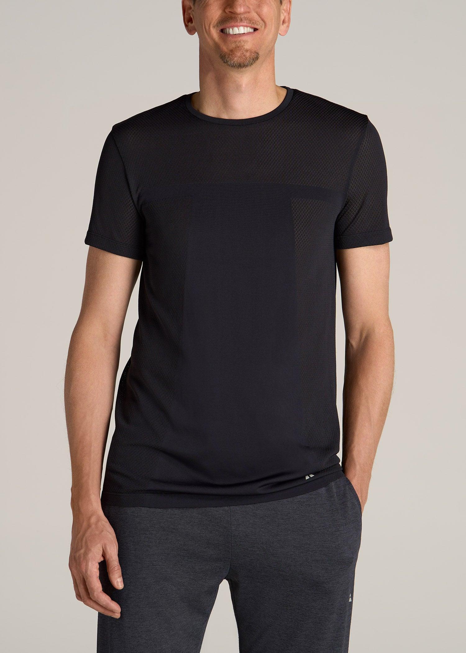 A.T. Performance MODERN-FIT Engineered Athletic Tall Tee in Black Product Image