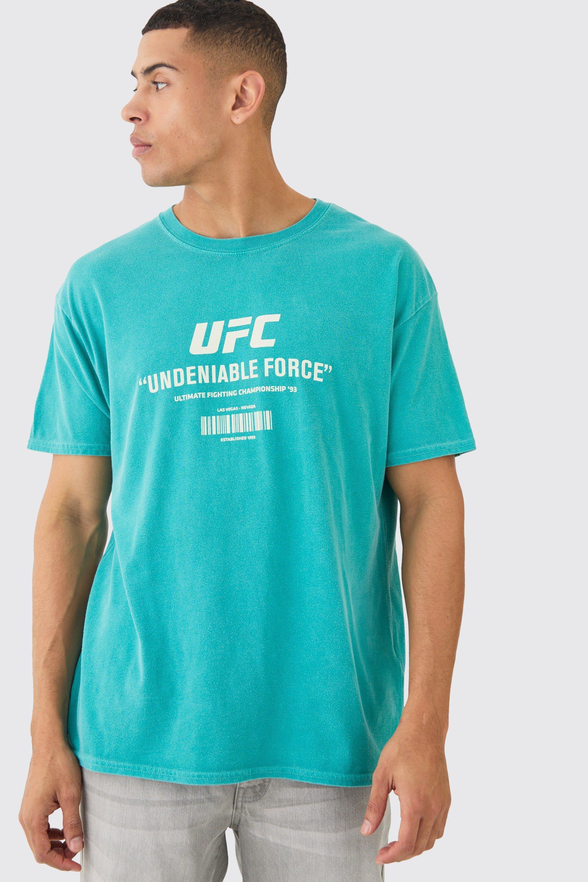 Loose Fit UFC Wash License T-shirt | boohooMAN USA Product Image