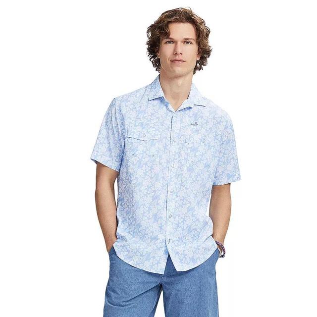 Mens IZOD Sunshield Performance Short Sleeve Button Down Shirt Product Image