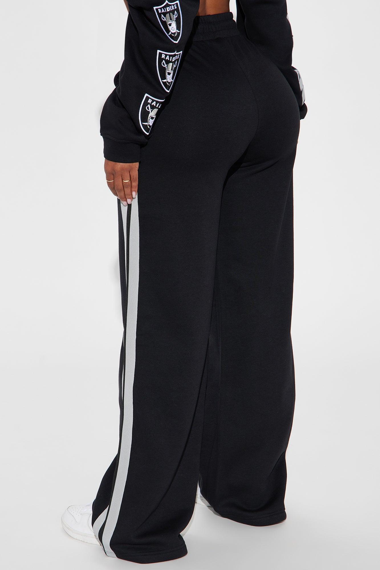 Raiders Second Half Come-Back Wide Leg Pant - Black Product Image